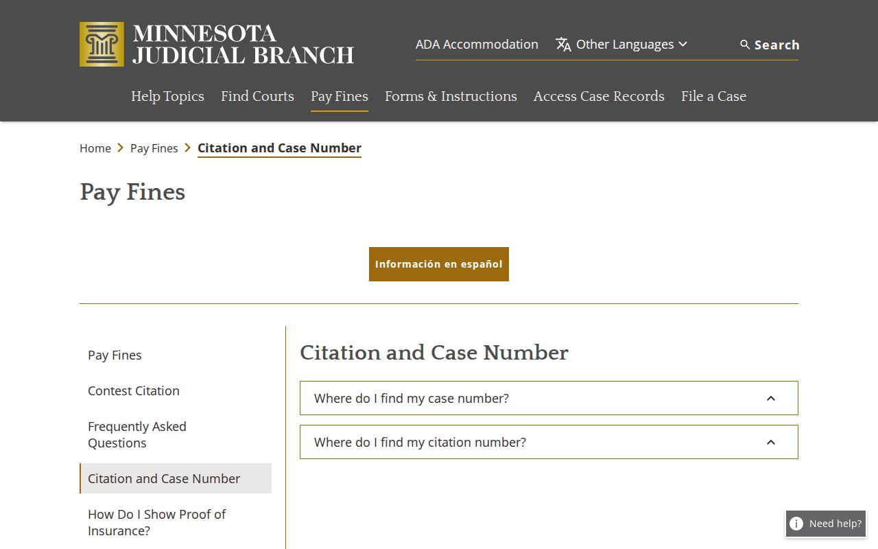 Minnesota case number structure explained for Le Sueur County warrant records searches